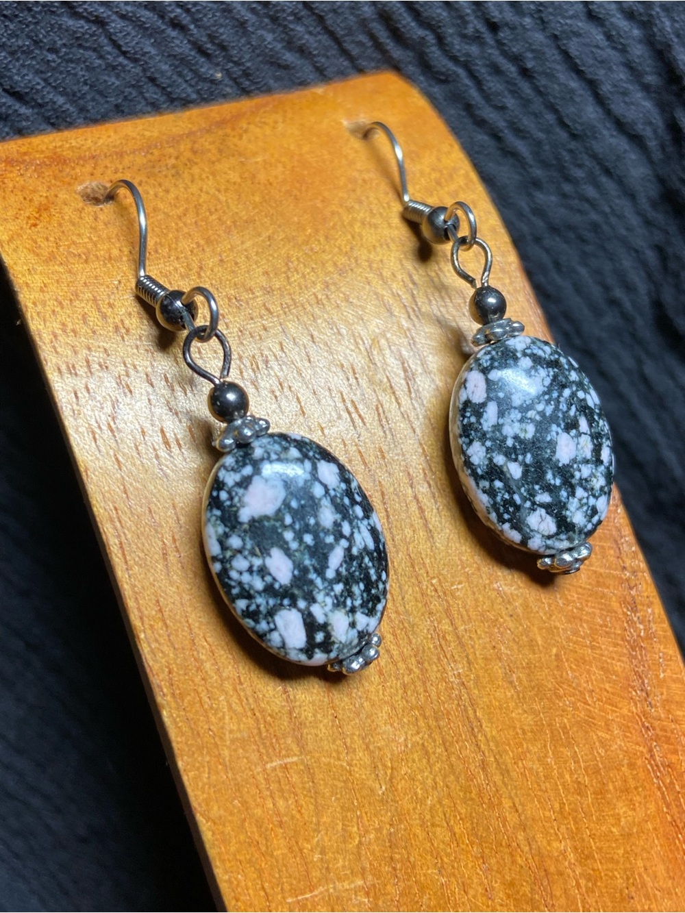 Fireworks Jasper Drop Earrings